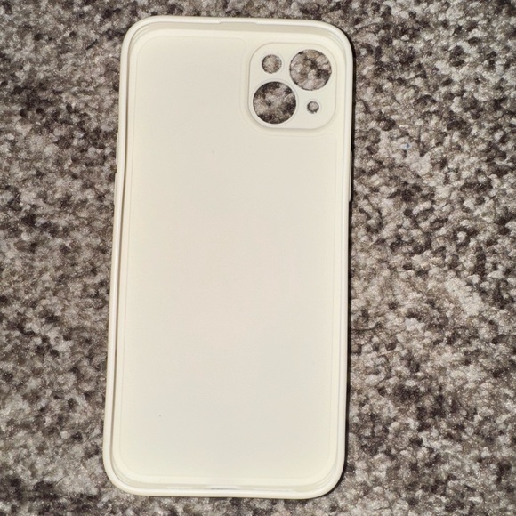 APPLE IPHONE 14 PLUS SIMILAR TO CHROME PRINT ON PHONE CASE NEW NEVER USED HEARTS - Picture 2 of 4